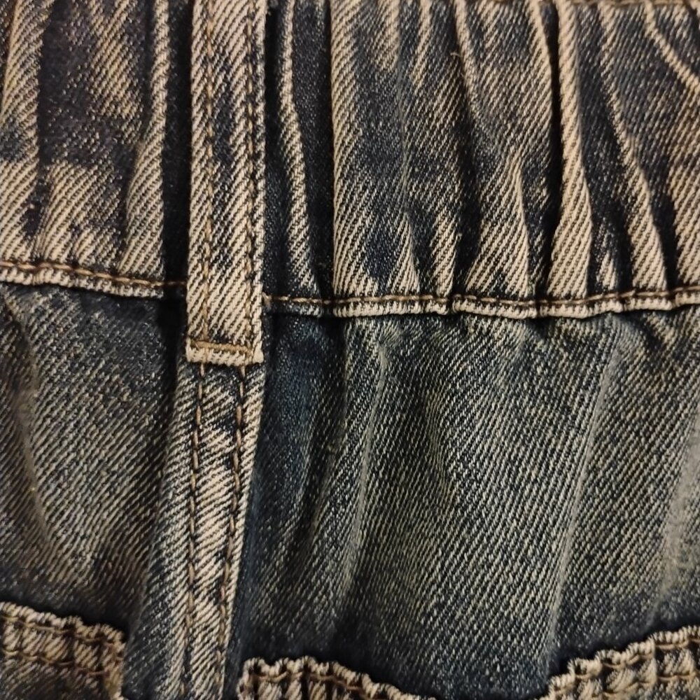 Shein Plus Size Casual Daily Distressed Wide Leg Jeans with Slant Pockets Sz. 1X - Picture 8 of 16
